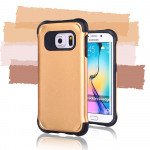 Wholesale Samsung Galaxy S6 Slim Shield Hybrid Case (Champagne Gold)